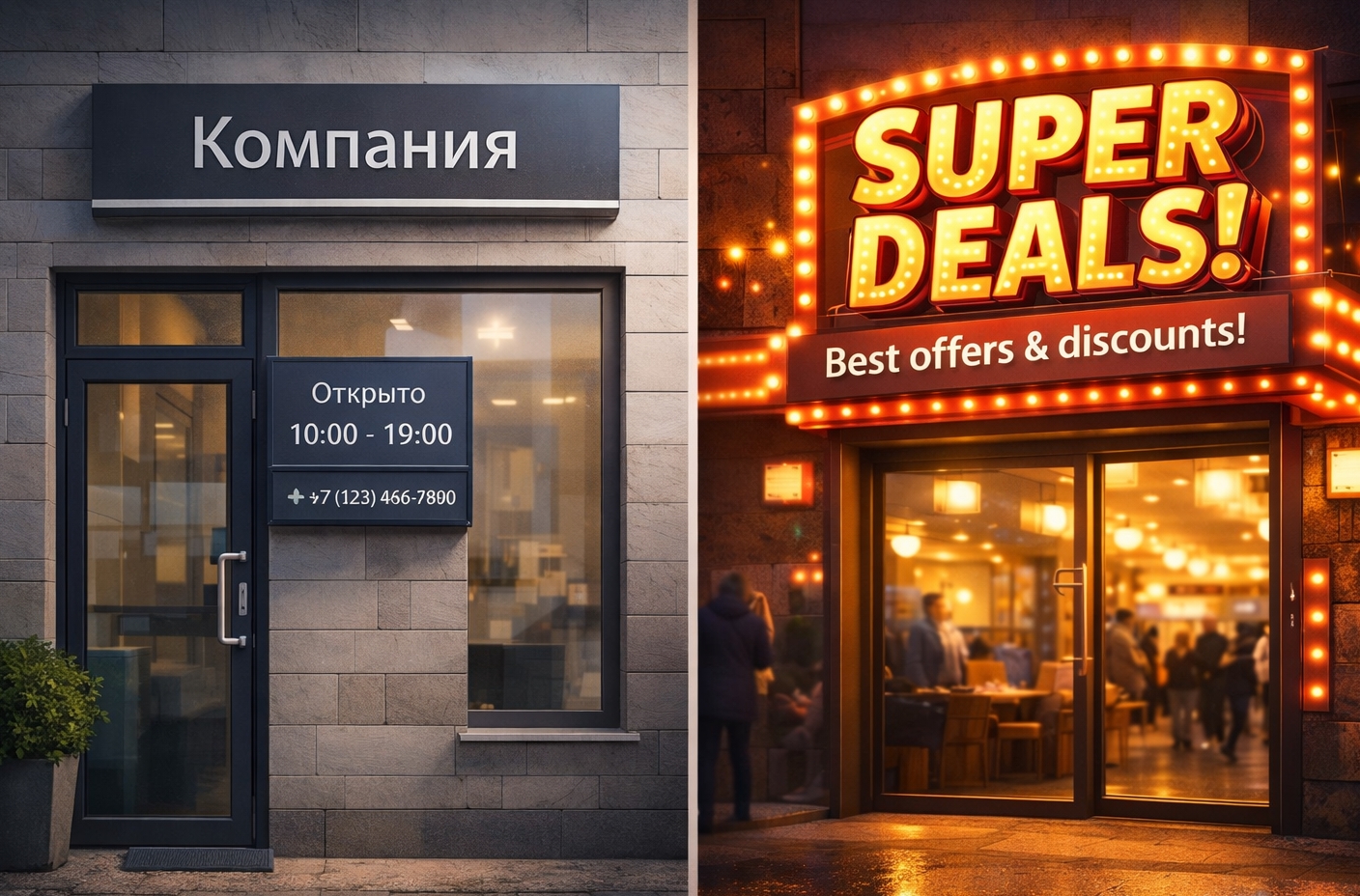 Информационная вывеска и рекламная конструкция: в чём разница? Информационная вывеска и рекламная конструкция: в чём разница?