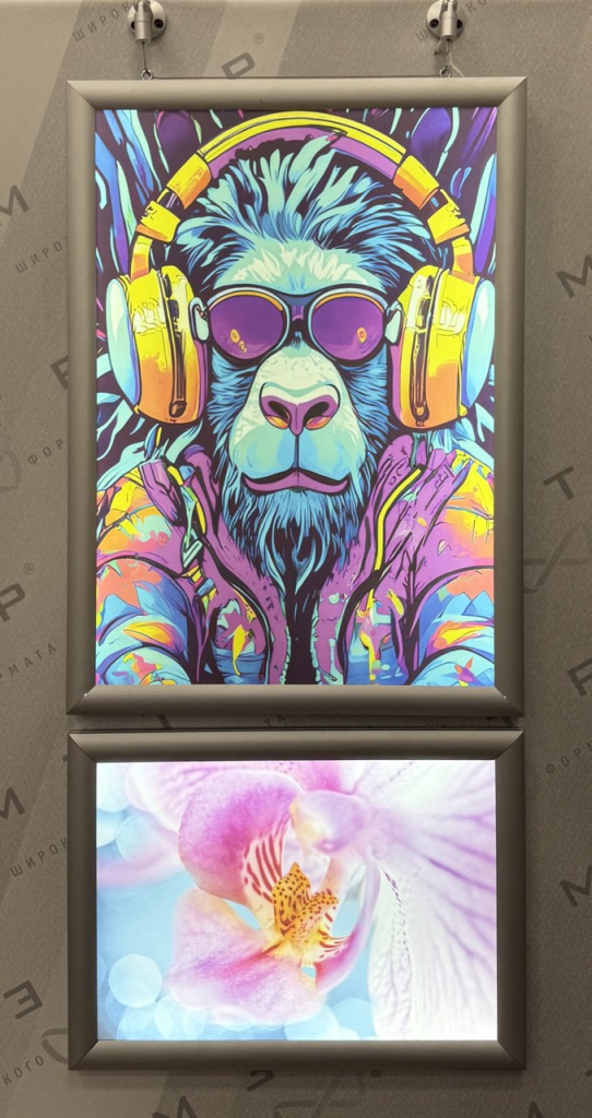 Тонкие световые панели в интерьере