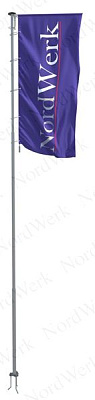 Флагшток уличный Супер баннер