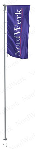 Флагшток уличный Супер баннер