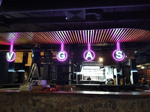 Вывески из гибкого Неона