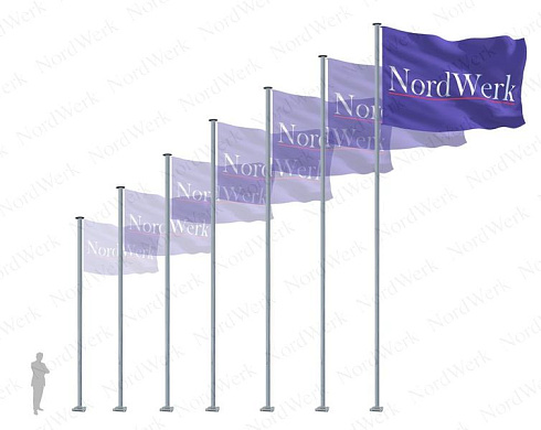 Уличный флагшток PRO Line Стандарт