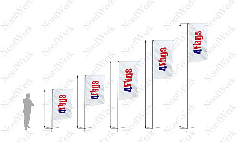 Флагшток Моби Баннер 4Flags