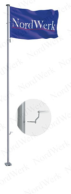 Уличный флагшток PRO Inox Супер Стандарт