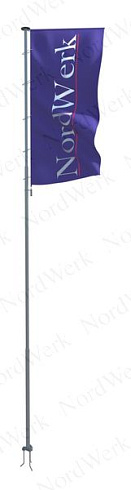 Флагшток уличный Баннер