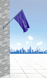 Флагштоки фасадные