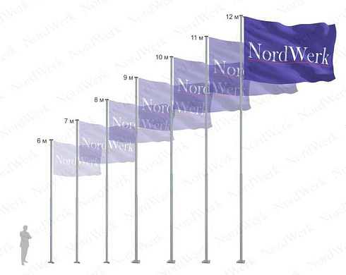 Уличный флагшток PRO Classic Стандарт