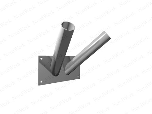 Кронштейн настенный фасадный на 2 флага