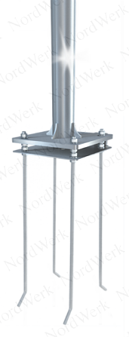 Уличный флагшток PRO Inox Стандарт